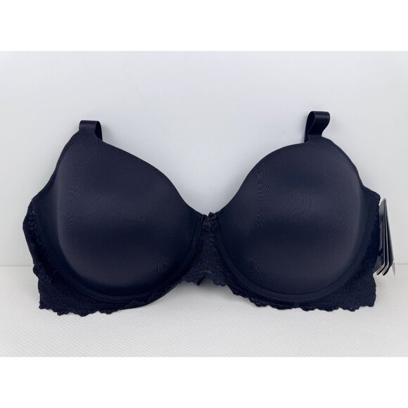 Dominique Intimate Apparel Other - Dominique Apparel Black Bra 3501 Lace Underwire Support Padded Size 44C NWT